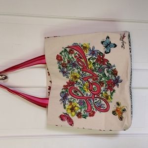Brighton Love Tweet Canvas Tote New With Tags